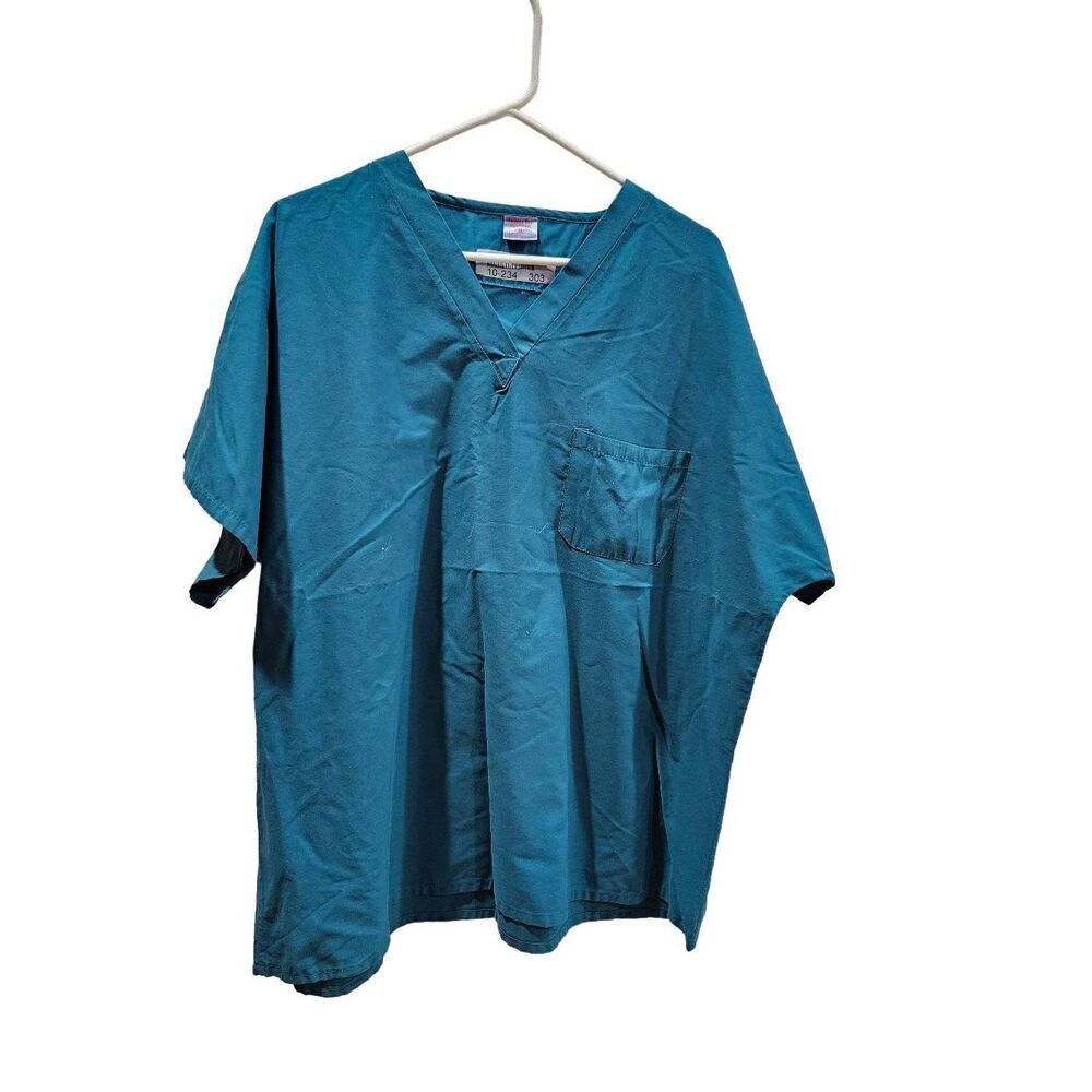 Fashion Seal XL green scrub top item #14